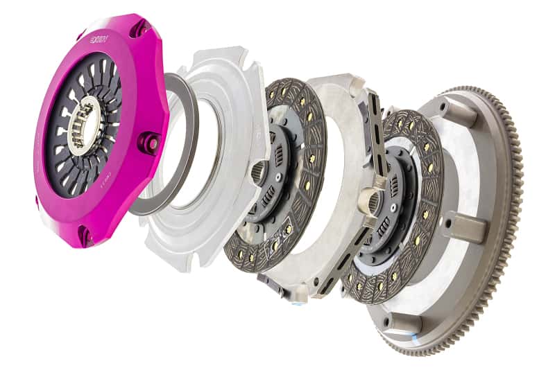 Exedy — Exedy 08-15 Mitsubishi Evo X 4B11T 2.0L Twin-Organic Clutch Kit
Hyper Multi Series
Clutch Kit - view 1
