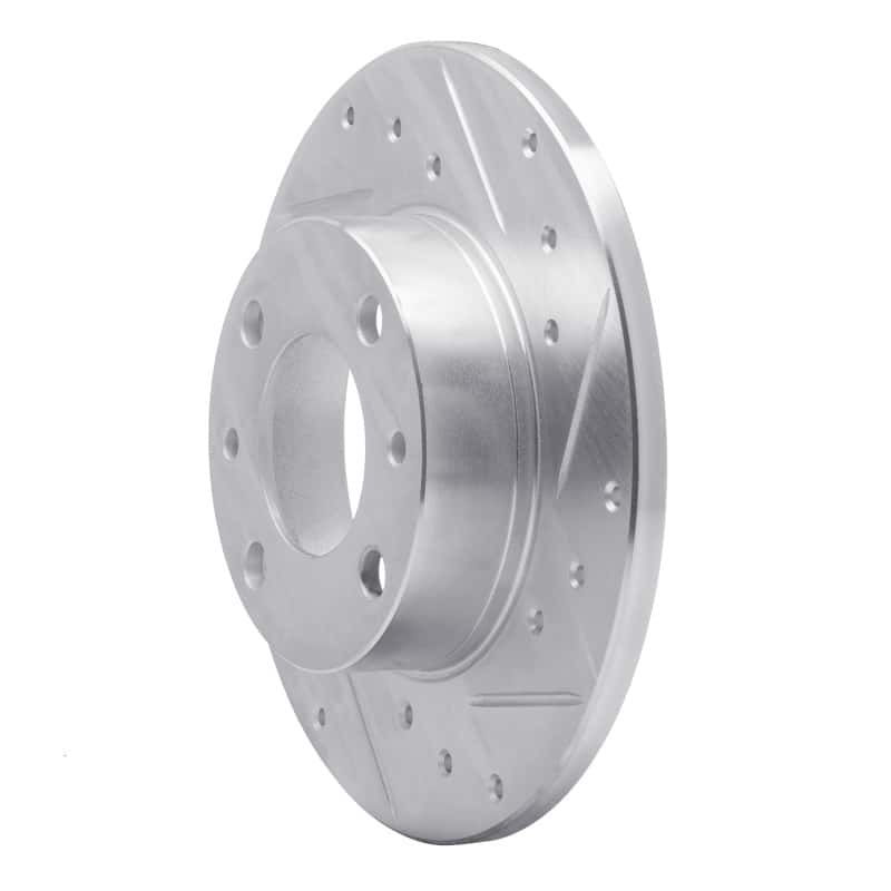 R1 Concepts — R1 1966-1992 Bertone X-1/9 Front/Rear Right Drilled & Slotted Silver Brake Rotor
R1 Brake Rotor Drill - view 2