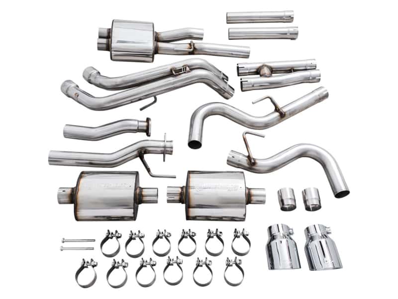 AWE Tuning — AWE 16-22 Toyota Tacoma 0FG Catback Exhaust w/ BashGuard - Dual Chrome Silver Tips
0FG Catback - view 22