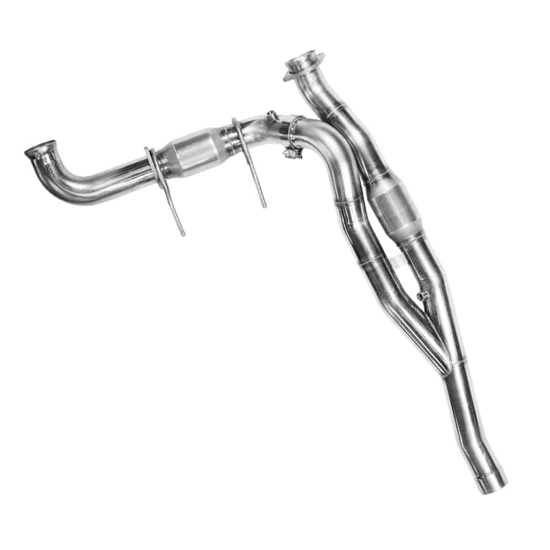 Kooks Headers — Kooks 10-14 Ford Raptor SVT 6.2L 4V ALL 3in SS OEM Cat Y Pipe
3in. x OEM Y-Pipe
3" x OEM Y-Pipe - view 2