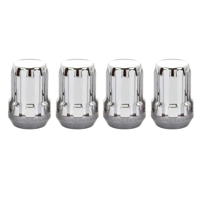 McGard — McGard SplineDrive Lug Nut (Cone Seat) M12X1.5 / 1.24in. Length (4-Pack) - Chrome (Req. Tool) - view 5