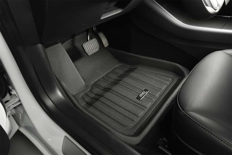 3D MAXpider — 3D MAXpider 2020-2022 Tesla Model 3 Elitect 1st & 2nd Row Floormats - Black
Floor Mat Set - view 3