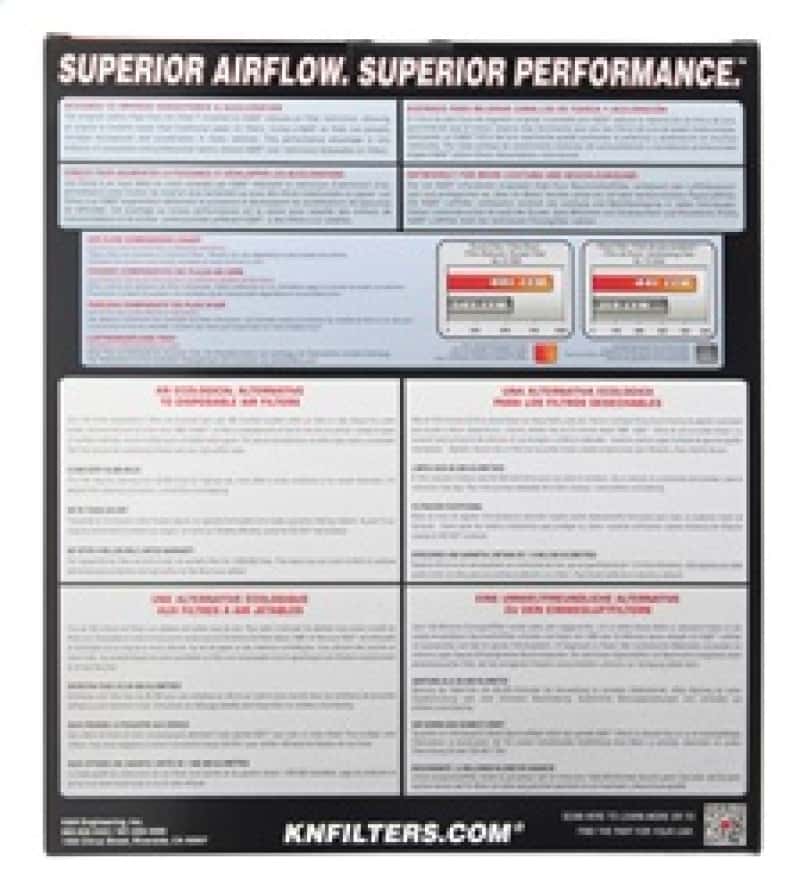 K&N Engineering — K&N 2016 Nissan Titan XD V8-5.0L Replacement Drop In Air Filter
Replacement Air Filt
Air Filter - view 11