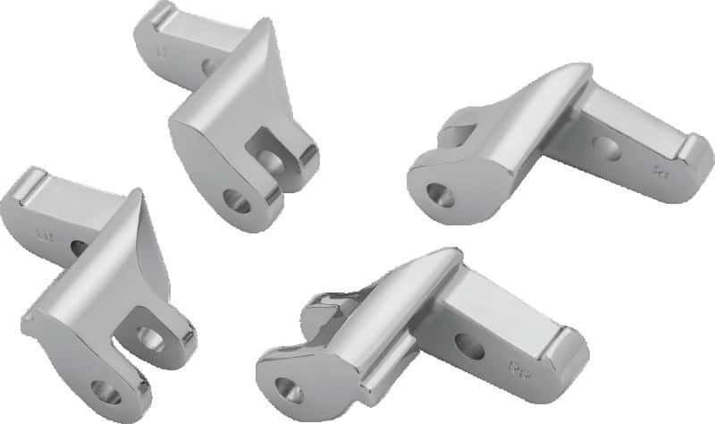 Kuryakyn — Kuryakyn Floorboard Relocator Brackets 17 and Up Touring Chrome - view 1