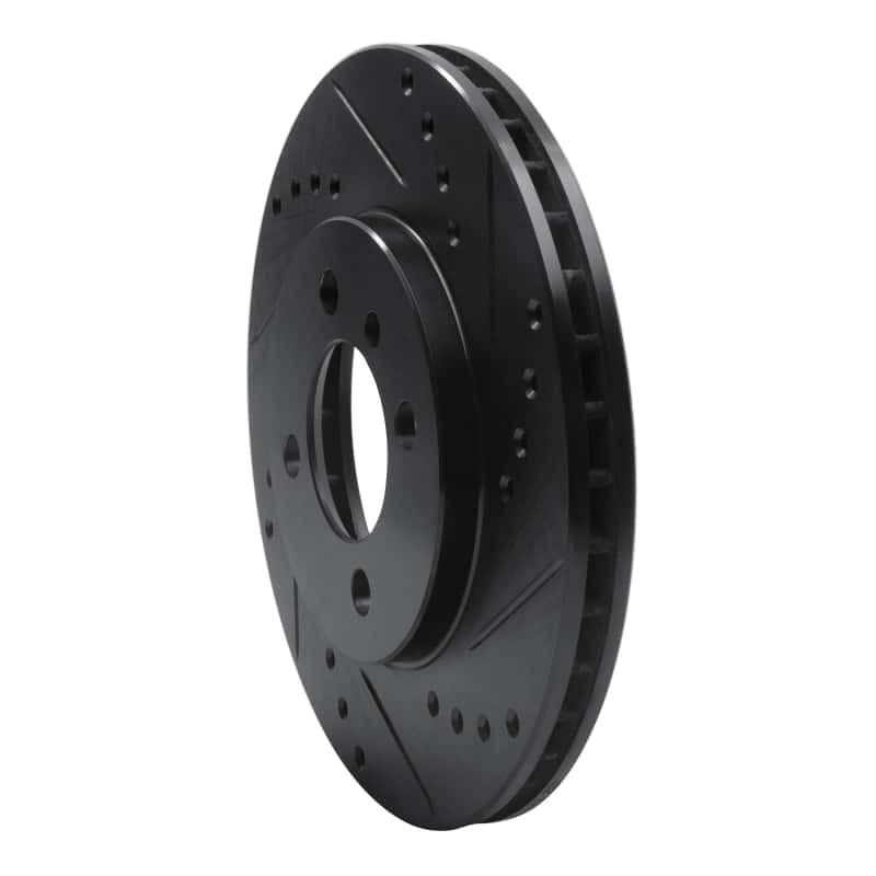 R1 Concepts — R1 84-91 BMW 325ES Front Right Drilled & Slotted Black Brake Rotor
R1 Brake Rotor Drill - view 2
