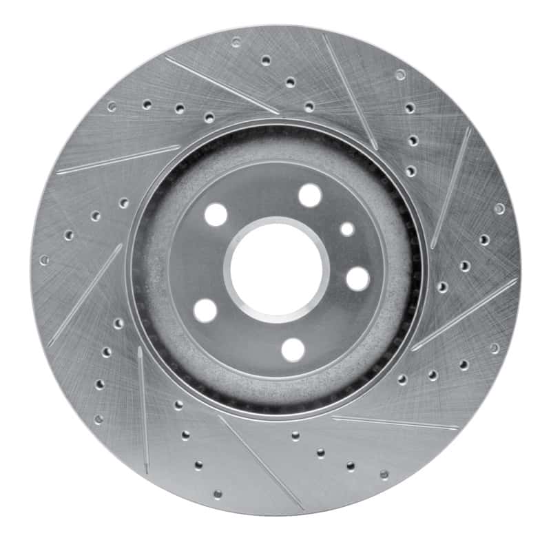 R1 Concepts — R1 13-19 Buick Regal Front Left Drilled & Slotted Silver Brake Rotor
R1 Brake Rotor Drill - view 5