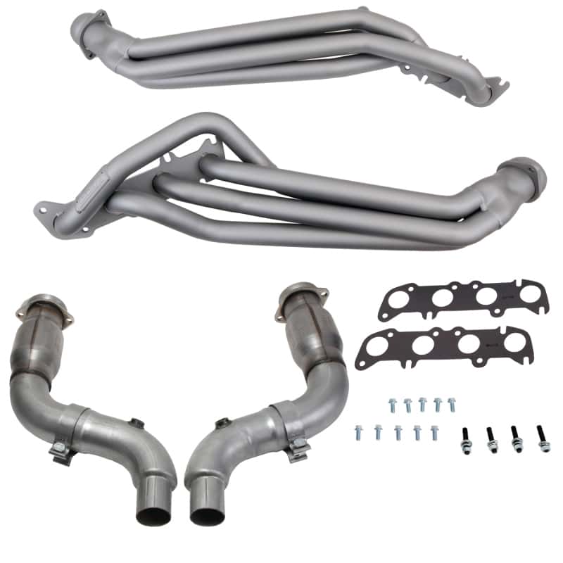 BBK — BBK 15-23 Ford Mustang GT 1-3/4 Long Tube Headers w/High Flow Catted X-Pipe (Ti Ceramic)
Exhaust Header
Exhaust Kit - view 1