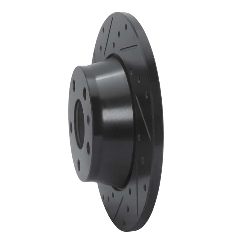 R1 Concepts — R1 08-15 Audi TT Quattro Rear Left Drilled & Slotted Black Brake Rotor
R1 Brake Rotor Drill - view 2