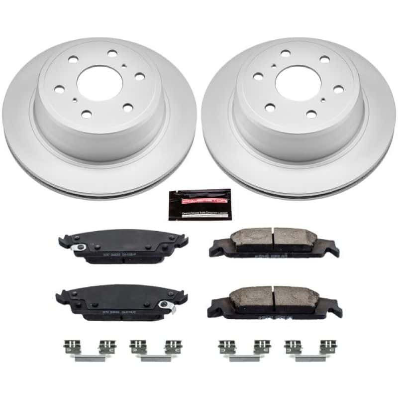 PowerStop — Power Stop 15-19 Cadillac Escalade Rear Z17 Evolution Geomet Coated Brake Kit - view 1