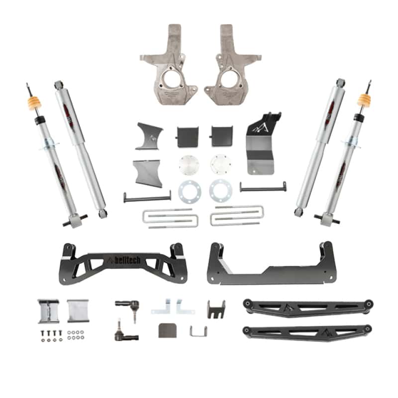 Belltech — Belltech 16-18 Chevrolet Silverado / GMC Sierra 1500 4WD 7in Suspension Lift Kit w/ Shocks
LIFT KIT - view 2