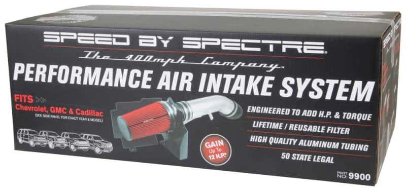 Spectre — Spectre 99-07 GM Truck V8-4.8/5.3/6.0L F/I Air Intake Kit - Clear Anodized w/Red Filter
Spectre Air Intake K
Air Intake System - view 3