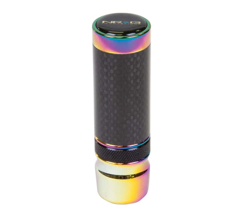 NRG — NRG Slimboy Adjustable Shift Knob (M10X1.25) Nissan / Mazda / Toyota - Carbon Fiber / Neochrome - view 1