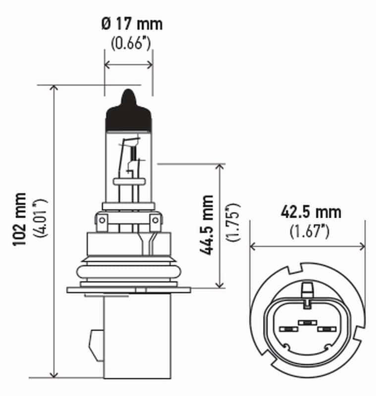 Hella — Hella Bulb 9007/Hb5 12V 65/55W Px29T T4625(2)
9007TB Halogen Bulb - view 8