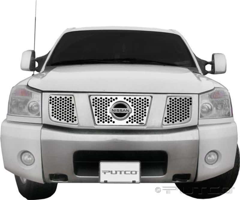 Putco — Putco 04-07 Nissan Titan / Armada Punch Stainless Steel Grilles
Grille Insert - view 1