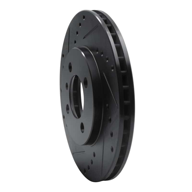 R1 Concepts — R1 84-91 BMW 325I (USA/Canada) Front Left Drilled & Slotted Black Brake Rotor
R1 Brake Rotor Drill - view 2