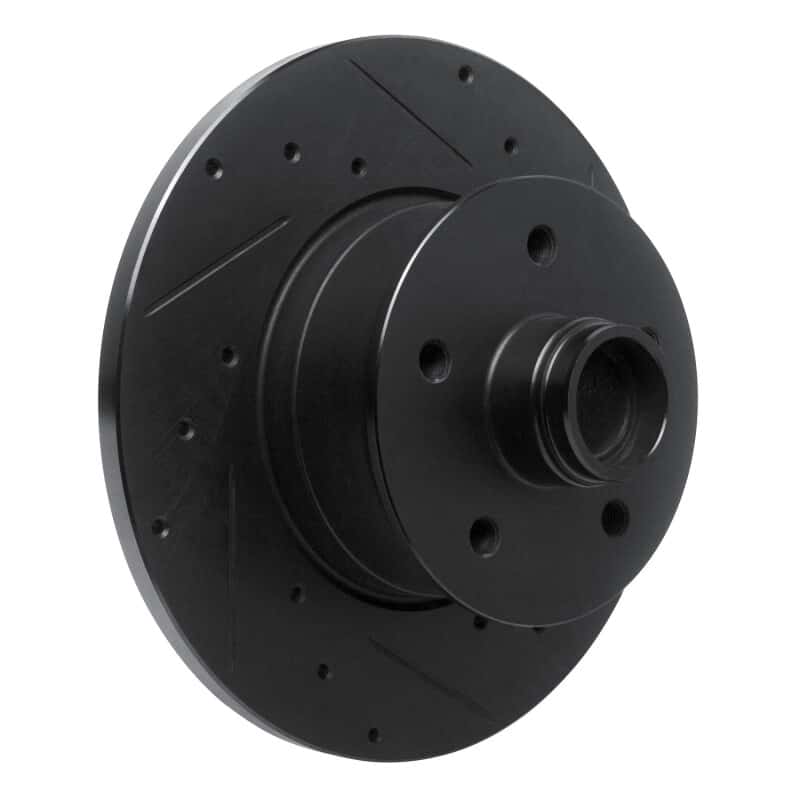 R1 Concepts — R1 79-85 Volkswagen Type 2 Front Right Drilled & Slotted Black Brake Rotor
R1 Brake Rotor Drill - view 2