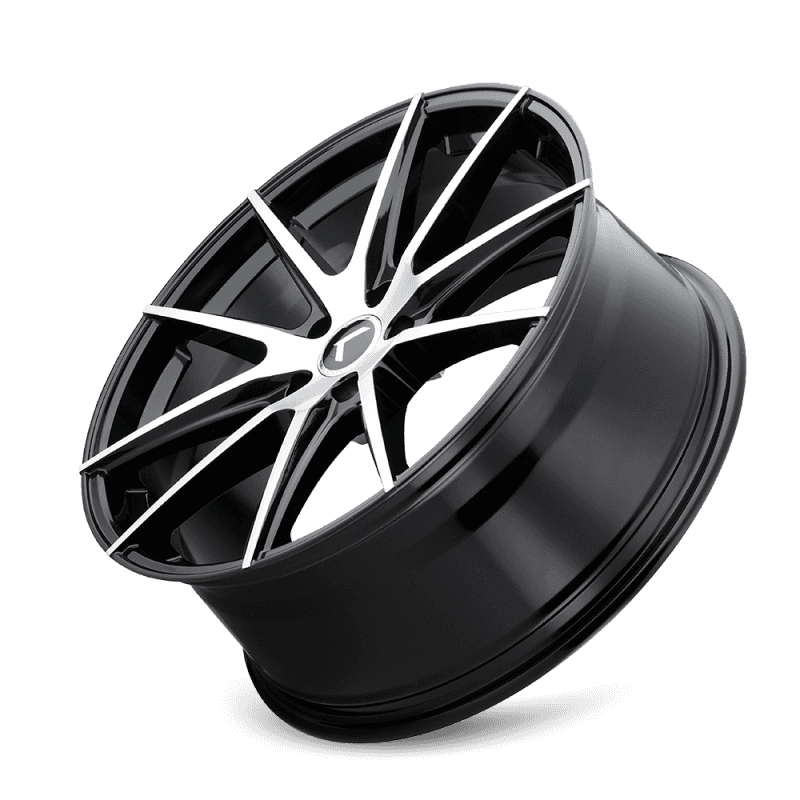 Kraze Wheels — Kraze KR193 Turismo 18x8 / 5x120 BP / 40mm Offset / 74.1mm Hub Gloss Black Machined Wheel
KRAZE KR193 - view 3