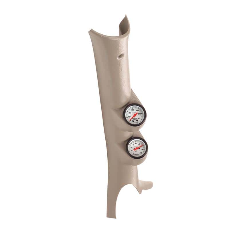 AutoMeter — Autometer 03-09 Dodge Ram Taupe Dual Pillar Pod (w/ White Phantom Boost/Pyrometer Gauges)
DODGE RAM, 03-05, DU - view 1
