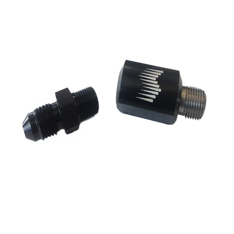 Snow Performance — Snow Performance 1/8in. NPT Female to 4AN Male Low Profile Water Nozzle Holder 4AN Elbow
Nozzle Holder - view 2