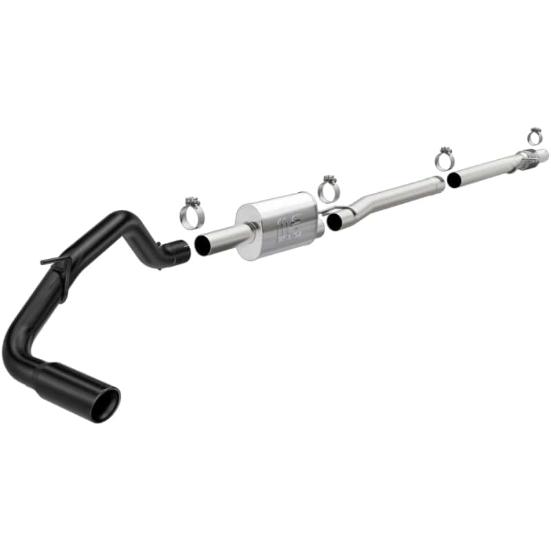 Magnaflow — MagnaFlow 2019 Ford Ranger 2.3L Black Coated Stainless Steel Cat-Back Exhaust
Cat-Back - view 1