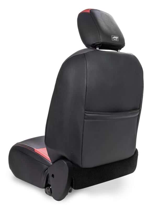 PRP Seats — PRP Jeep Wrangler JL Front Seat Covers - 2 door- with Pocket Back (Pair) - Black/Green - view 2