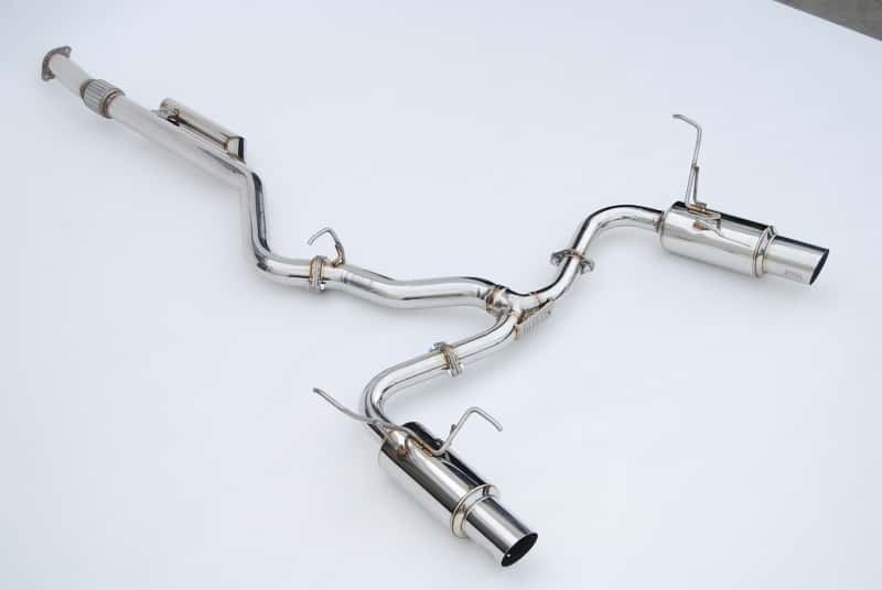 Invidia — Invidia 2022+ Subaru WRX N1 Twin Outlet Single Layer SS Tip Cat-Back Exhaust - view 3
