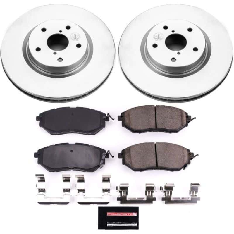 PowerStop — Power Stop 06-07 Subaru B9 Tribeca Front Z17 Evolution Geomet Coated Brake Kit - view 1