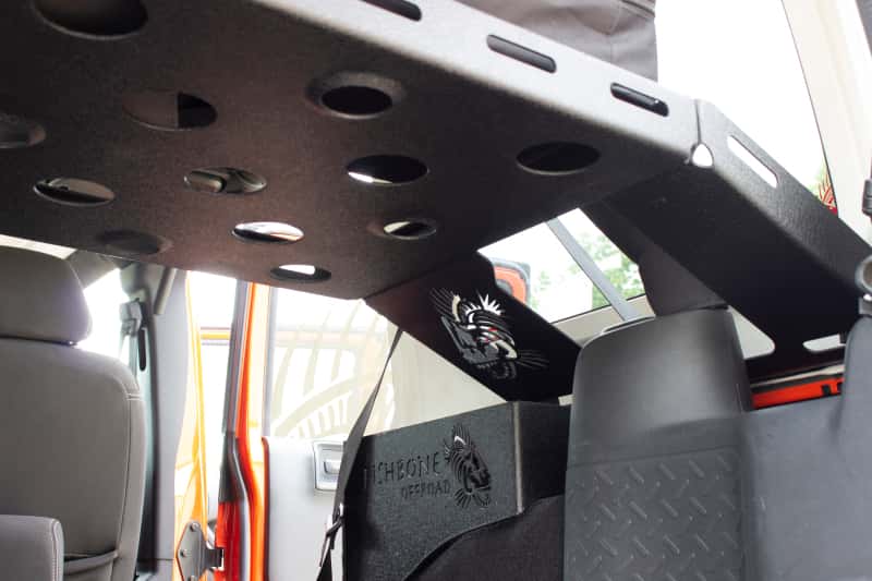 Fishbone Offroad — Fishbone Offroad 07-18 Jeep Wrangler JK 4 Door Fishbone Offroad Interior Storage Rack - view 9
