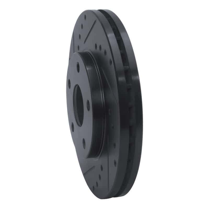 R1 Concepts — R1 92-95 Toyota MR2 Front Left Drilled & Slotted Black Brake Rotor
R1 Brake Rotor Drill - view 2