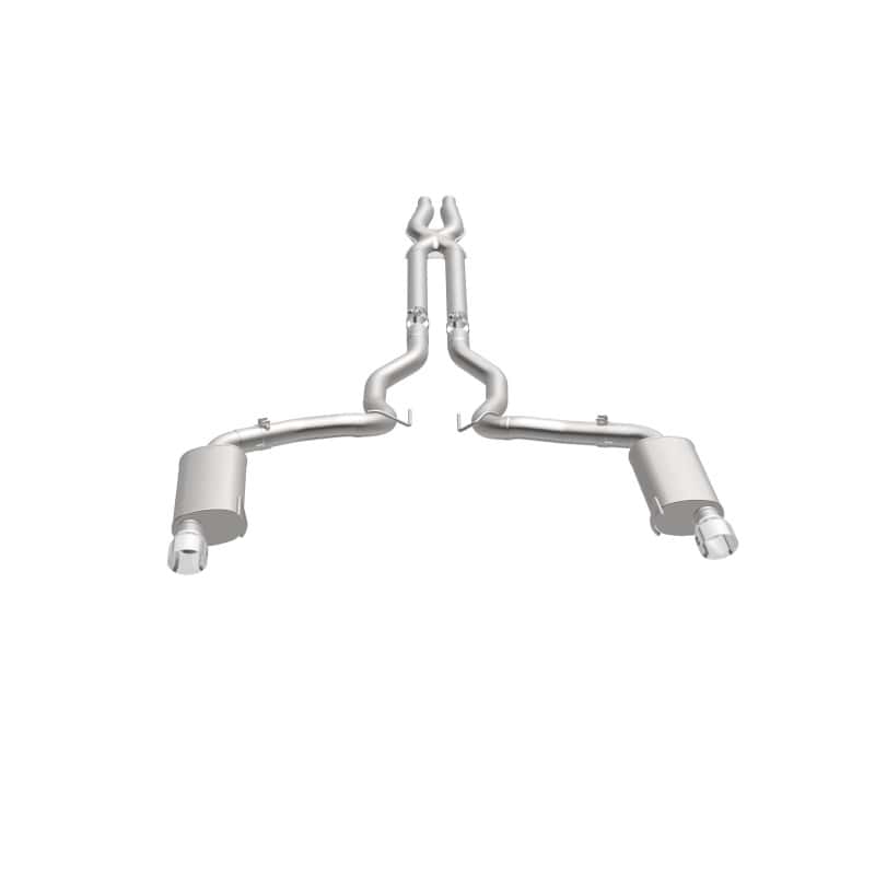 Magnaflow — MagnaFlow Cat Back, SS, 3in, Street, Dual Split Polished 4.5in Tips 2015 Ford Mustang GT V8 5.0L
Cat-Back - view 21