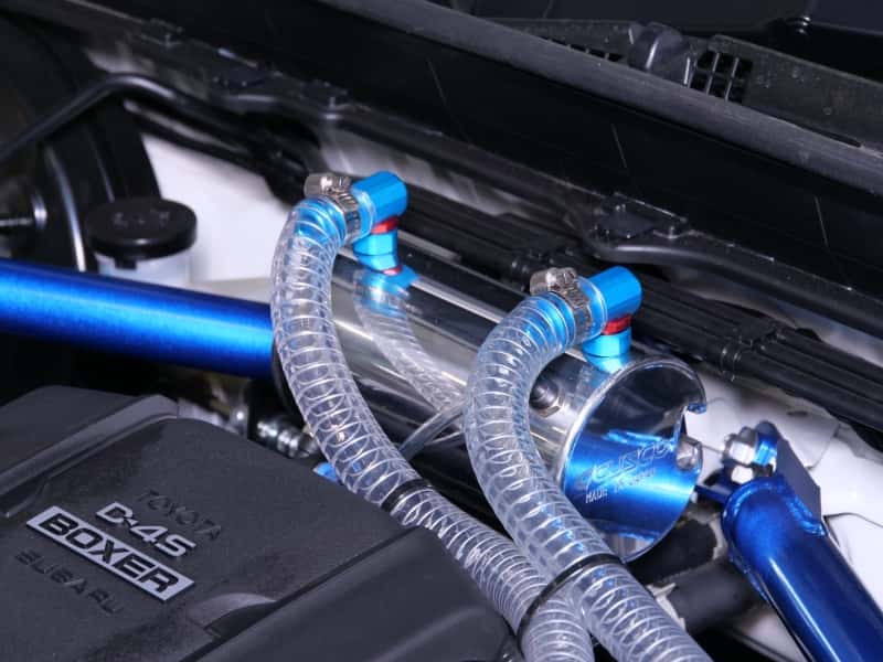 Cusco — Cusco Oil Catch Tank Set Horizontal Mount 0.6L Round Type 17-22 GR86 / 13-22 BRZ / 13-16 FR-S - view 2