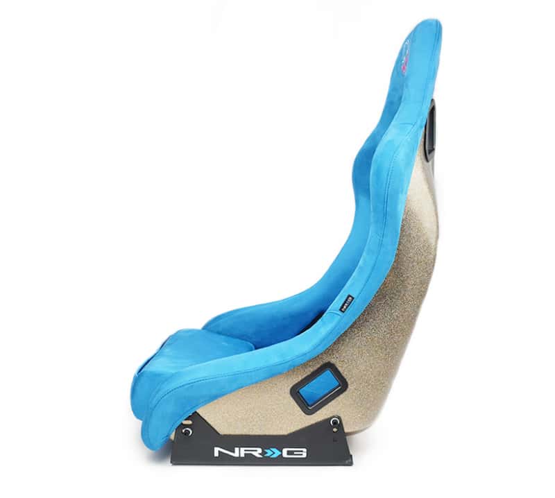 NRG — NRG FRP Bucket Seat ULTRA Edition - Medium (Blue Alcantara/Pearlized Back) - view 7