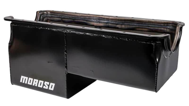 Moroso — Moroso Ford 429-460 (w/Rear Sump) Off-Road Deep Wet Sump 8qt 10.75in Steel Oil Pan - view 2
