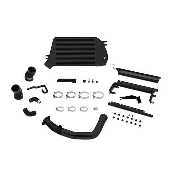 Mishimoto — Mishimoto 2015 Subaru WRX Top-Mount Intercooler Kit - Powder Coated Black & Black Pipes - view 3