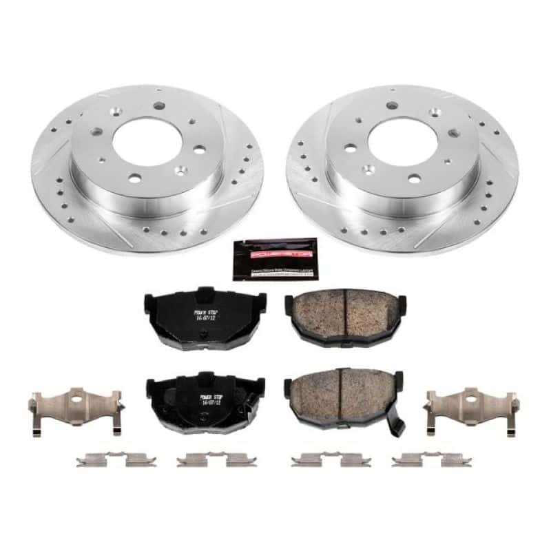 PowerStop — Power Stop 04-09 Kia Spectra Rear Z23 Evolution Sport Brake Kit - view 1