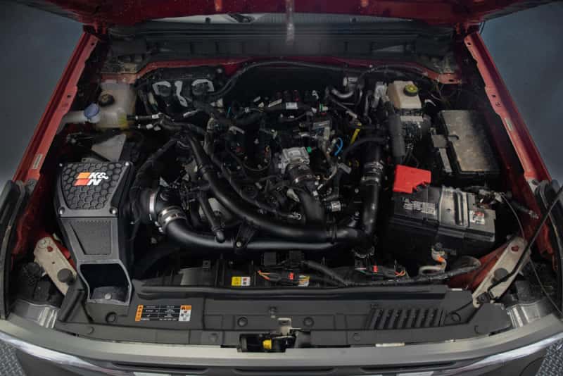 K&N Engineering — K&N 21-23 Ford Bronco 2.7L V6 F/I DRYFLOW Performance Air Intake System
Air Intake System - view 5