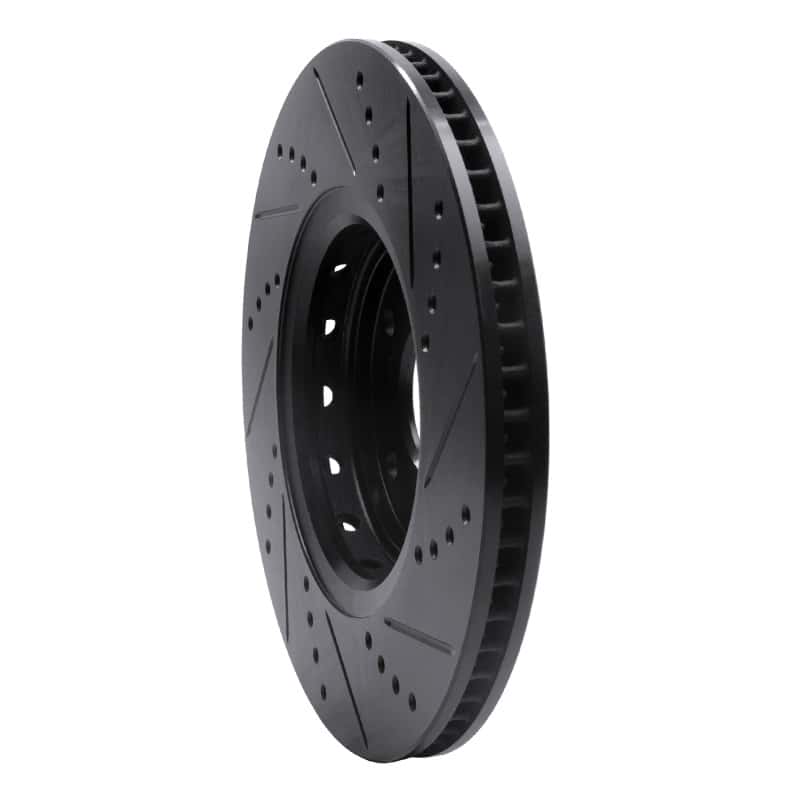 R1 Concepts — R1 16-22 Acura ILX Front Left Drilled & Slotted Black Brake Rotor
R1 Brake Rotor Drill - view 4