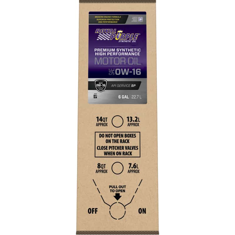 Royal Purple — Royal Purple High Performance Ultra-Low Viscosity 0W16 Motor Oil - 6 Gallon Bag-In-Box - view 2