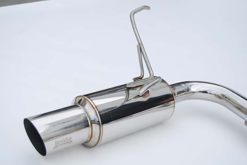 Invidia — Invidia 2022+ Subaru WRX N1 Twin Outlet Single Layer SS Tip Cat-Back Exhaust - view 6