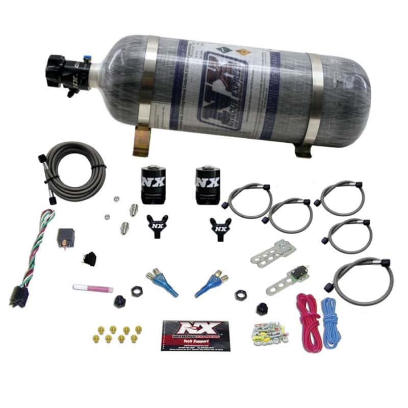 Nitrous Express — Nitrous Express 92-95 Dodge V8 TBI Dual Nozzle Nitrous Kit (50-125HP) w/Composite Bottle
Injection System Kit
N2OSys - view 1