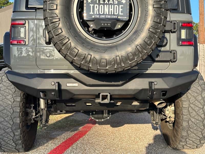 Rival 4x4 — Rival 2018-2026 Jeep Wrangler JL  Rear Aluminum Stubby Bumper
Rear Stubby Bumper - view 4