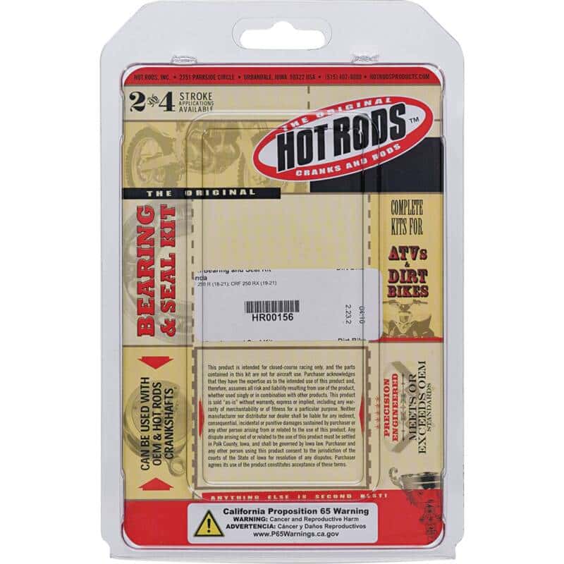 Hot Rods — Hot Rods 18-21 Honda CRF 250 R 250cc Main Bearing & Seal Kit - view 4