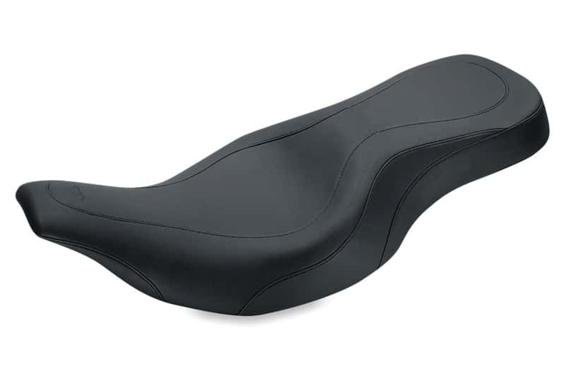 Mustang Motorcycle — Mustang 97-07 Harley Electra Glide, Rd Glide Wide Tripper 1PC Seat - Black - view 1