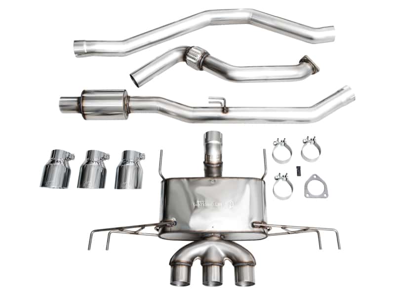 AWE Tuning — AWE Tuning 2023 Honda Civic Type R FL5 Touring Edition Exhaust w/ Triple Chrome Silver Tips
Touring Exhaust - view 30