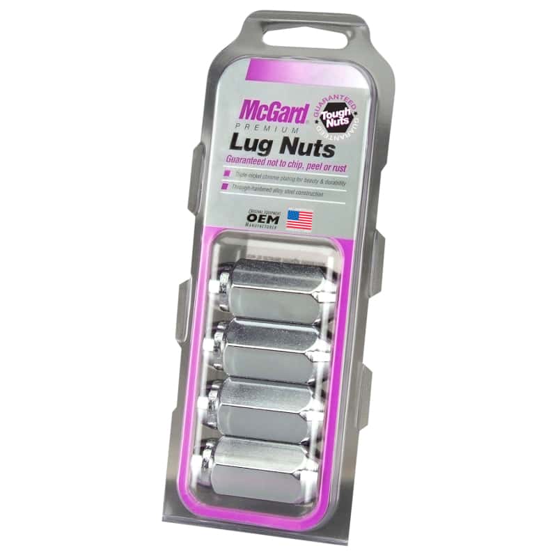 McGard — McGard Hex Lug Nut (Cone Seat) M14X1.5 / 22mm Hex / 1.945in. Length (4-Pack) - Chrome - view 6
