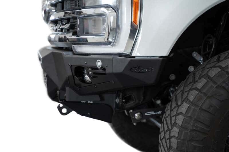 Addictive Desert Designs — Addictive Desert Designs 2023+ Ford F-250/F-350 Bomber Front Bumper (w/ 3 Baja Designs LP6 Mounts)
Bumper- Front - view 9