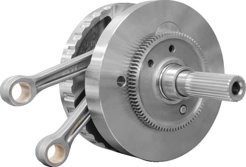 S&S Cycle — S&S Cycle 2017 M8 Models 4-5/8in Stroke Flywheel w/ Full Width Rods & Balancer Gear - view 2