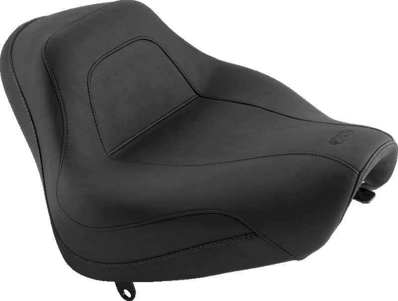 Mustang Motorcycle — Mustang 00-07 Harley Softail Deuce Sport Touring Solo Seat - Black - view 2