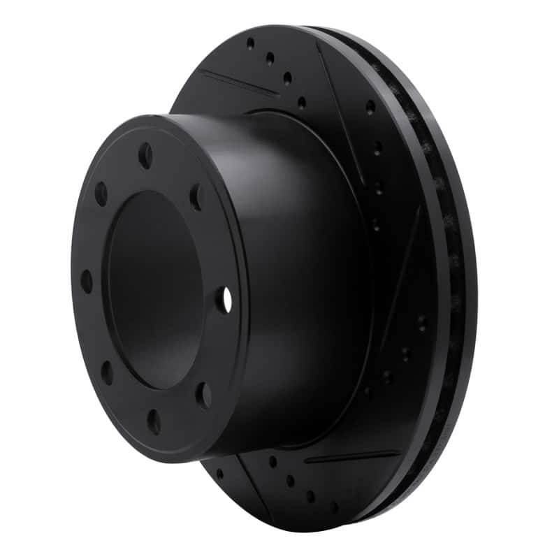 R1 Concepts — R1 05-12 Ford F-350 Super Duty 4WD Rear Right Drilled & Slotted Black Brake Rotor
R1 Brake Rotor Drill - view 2
