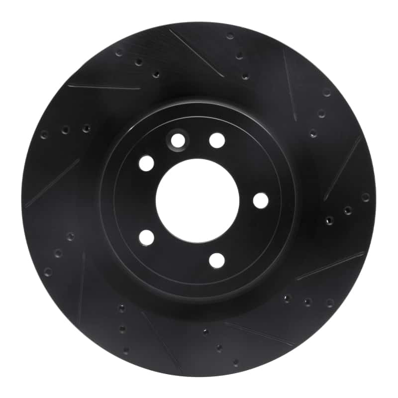 R1 Concepts — R1 14-24 Land Rover Range Rover Sport Rear Right Drilled & Slotted Black Brake Rotor
R1 Brake Rotor Drill - view 1